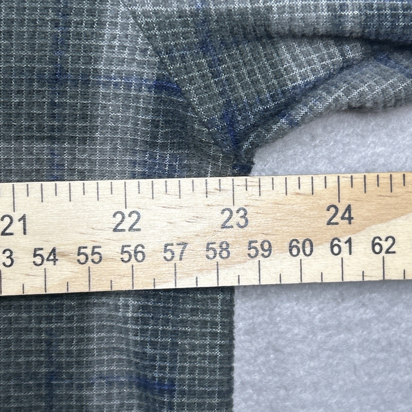 Nomads Pullover Long Sleeve Shirt Mens XL Plaid Green Blue Gray Soft Warm gallery
