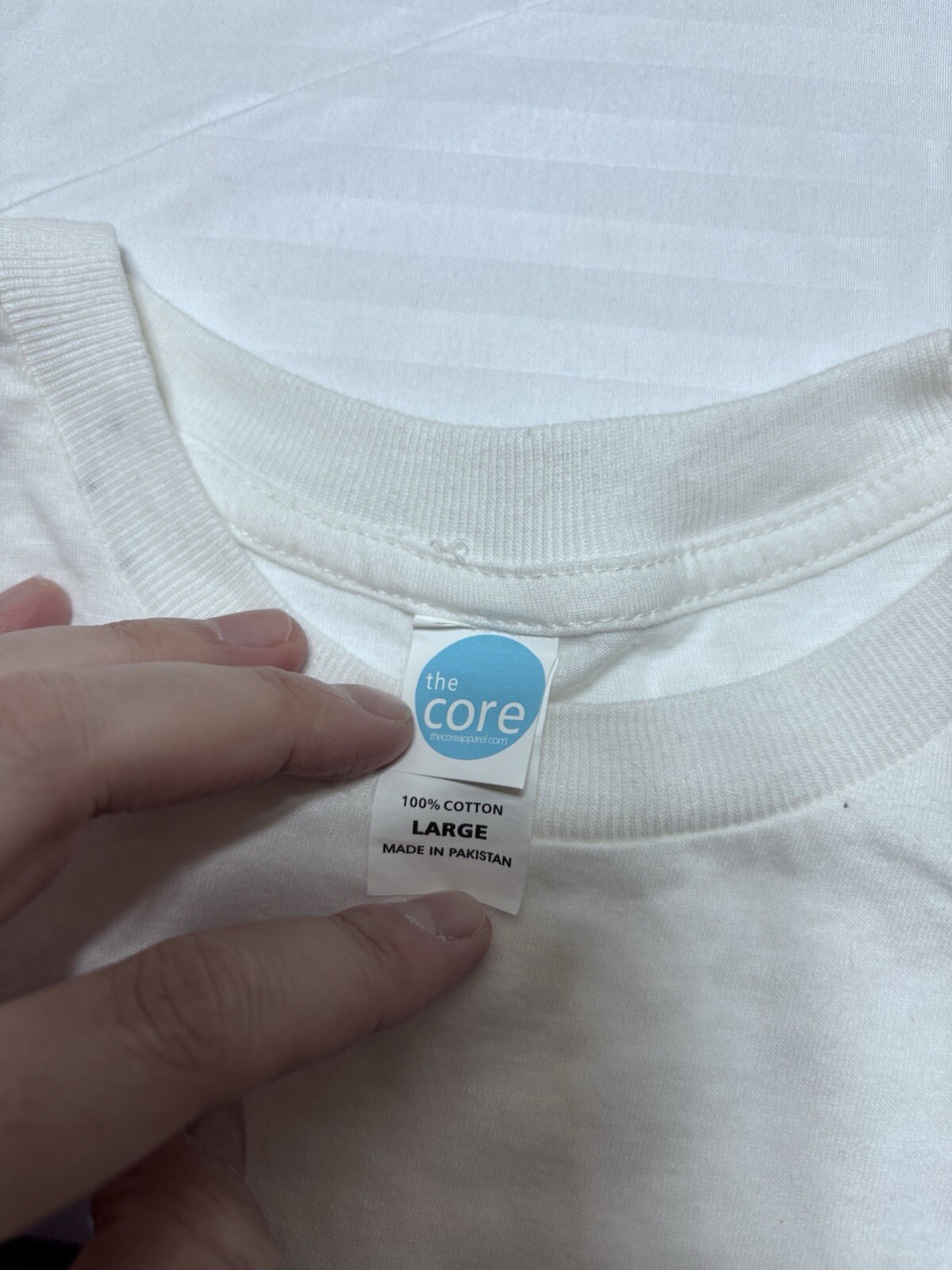 The Core Large White Poker All In Cards Paris Las Vegas Hotel T-shirt JJ gallery