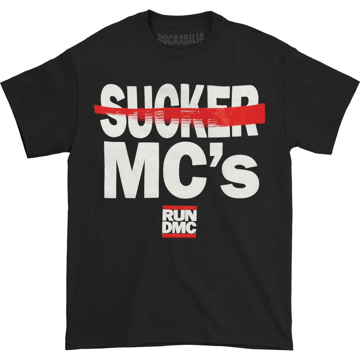 Men's Run DMC Sucker MC's T-shirt Large Black gallery