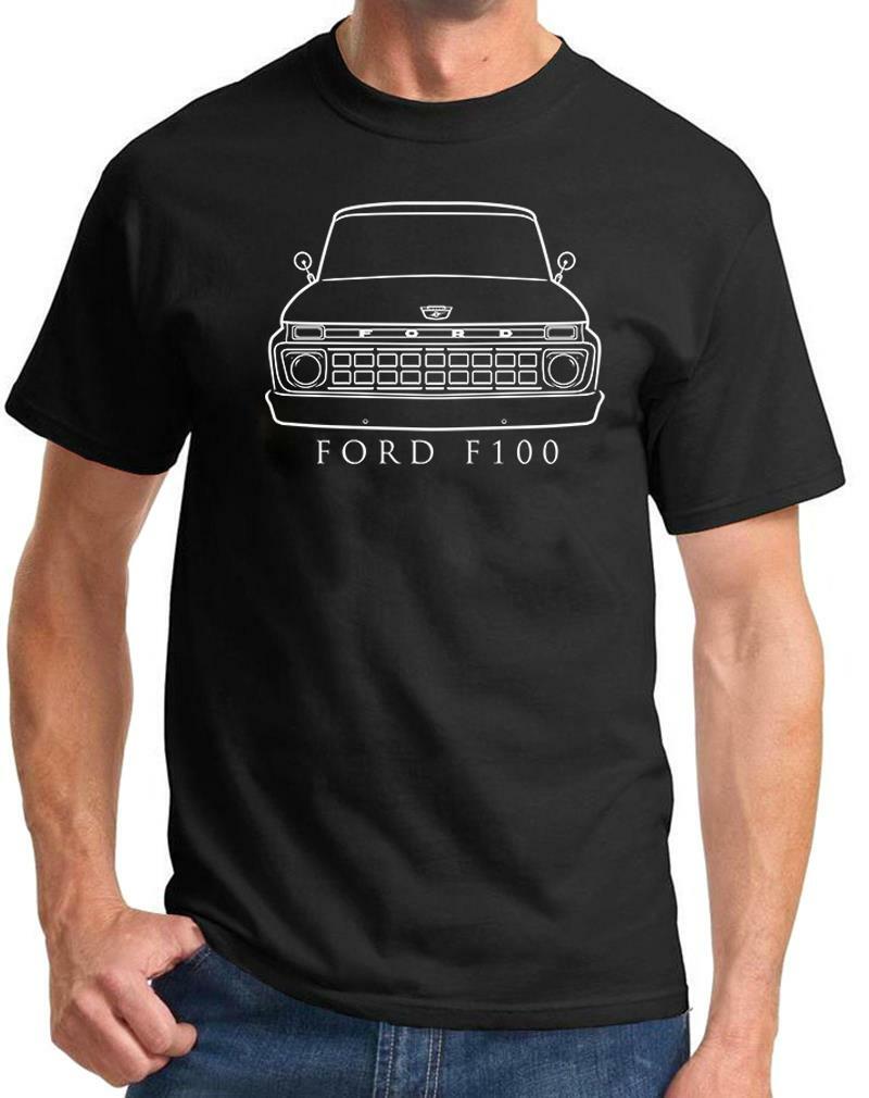 1965 Ford F100 Pickup Truck Classic Front End Design Tshirt NEW