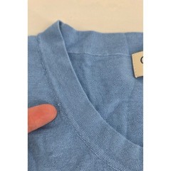 NWT Collars and Co Lucca Luxury Touch Cotton And Silk T-Shirt Blue Size 2XL