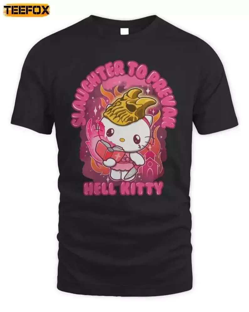 Slaughter To Prevail Merchandise Hell Kitty Adult Short-Sleeve T-Shirt gallery