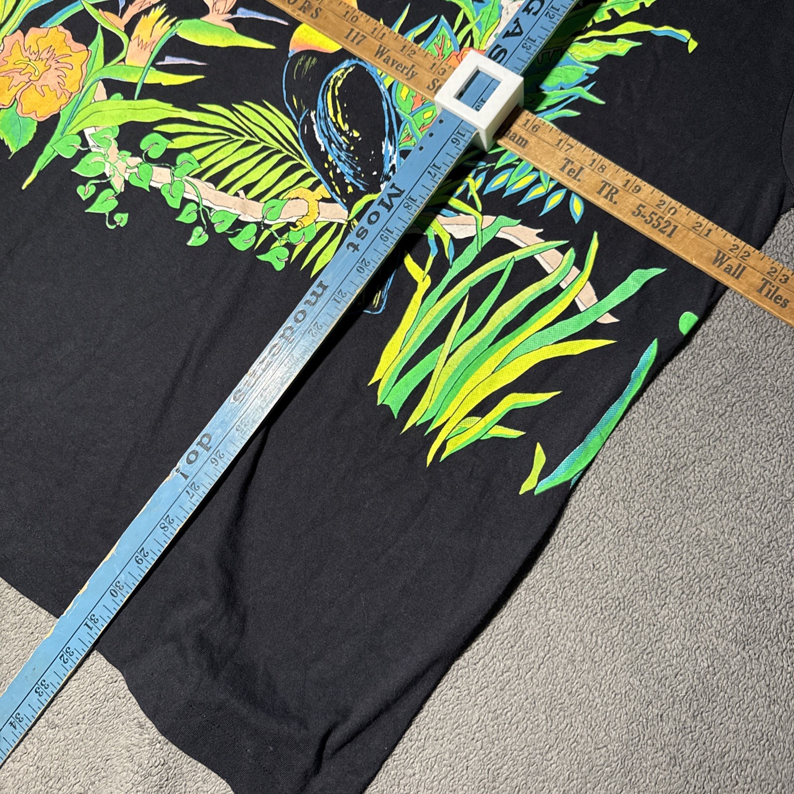 Vintage Panama Jack Shirt One Size Toucan Parrot Wrap Around T-Shirt Made In Us gallery