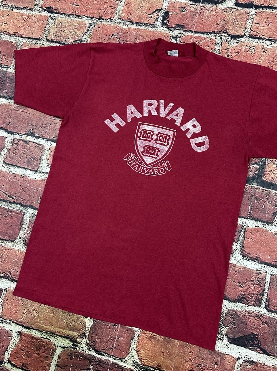 Vintage Harvard University Crest T-Shirt Single Stitch 80s Men’s Large Artex gallery