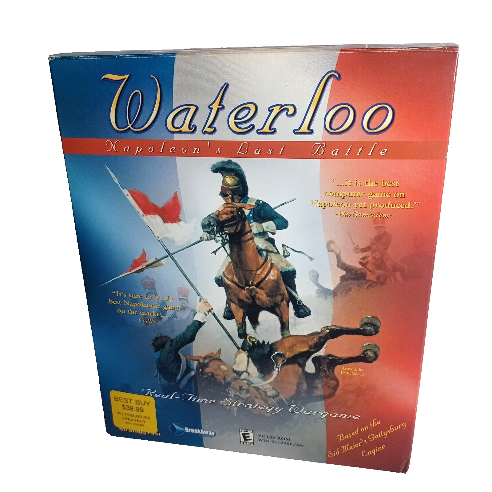 Waterloo Napoleon’s Last Battle PC CD-ROM Game Big Box Infogrames 2001