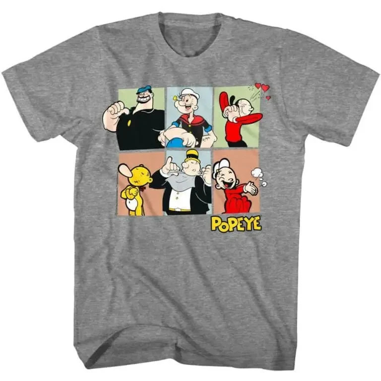 Popeye Comic Characters Men’s T Shirt NEW Sizes S-5XL gallery