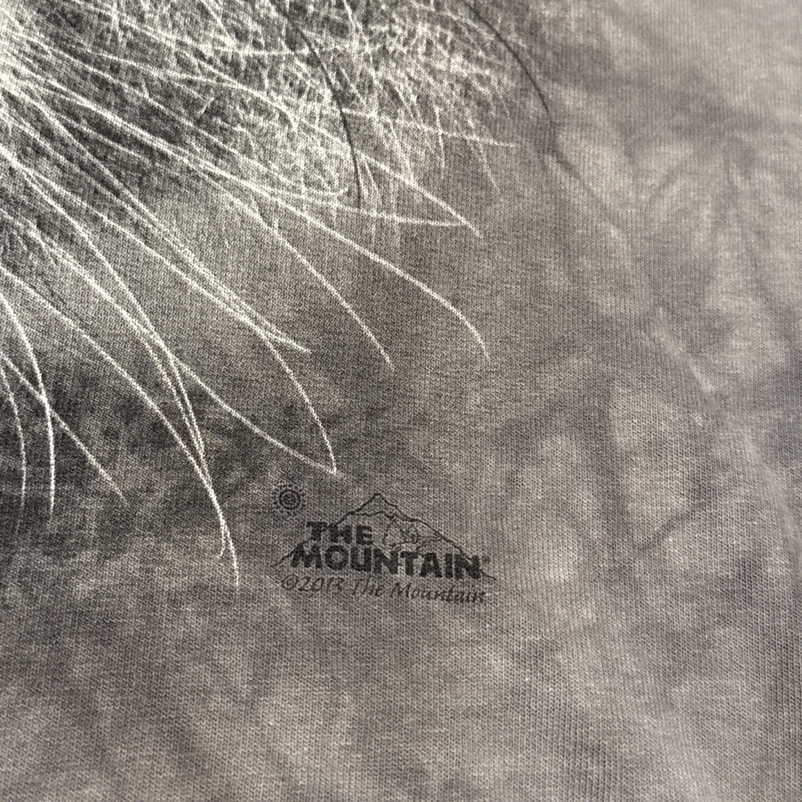 The Mountain T-Shirt Mens Smalll Grey Tie Dye Koala Animal Print Cotton Wildlife gallery