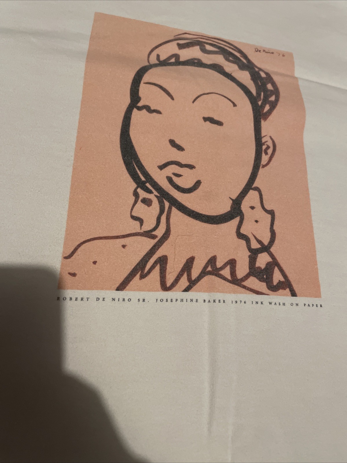Aime Leon Dore ALD Robert De Niro Sr. Josephine Baker Painting Shirt SZ L gallery
