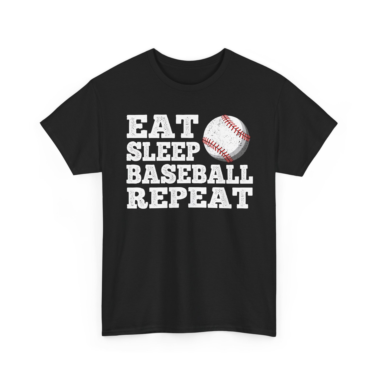 Eat Sleep Baseball Repeat Shirt, Baseball Player Sports Lovers Shirt