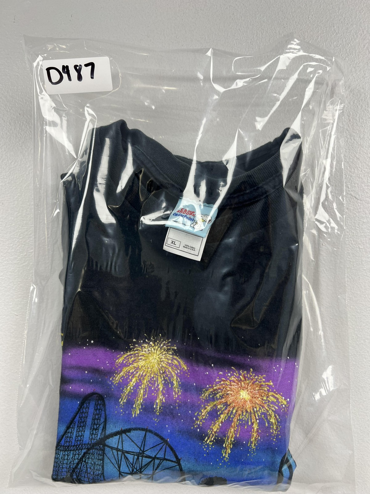 Vintage Camp Snoopy Cedar Point Shirt Mens XL Black Peanuts Graphic Tee gallery