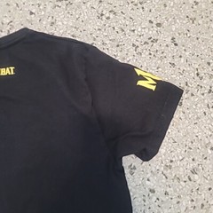 Mortal Kombat Cropp Scorpion Flames Mens Black Tshirt Size XXL Rare Video Game