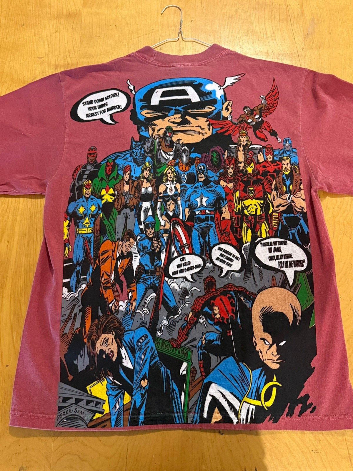 Vintage Rush T-shirt What If Spiderman Size Large Shaka Wear Tag Heavy Duty gallery