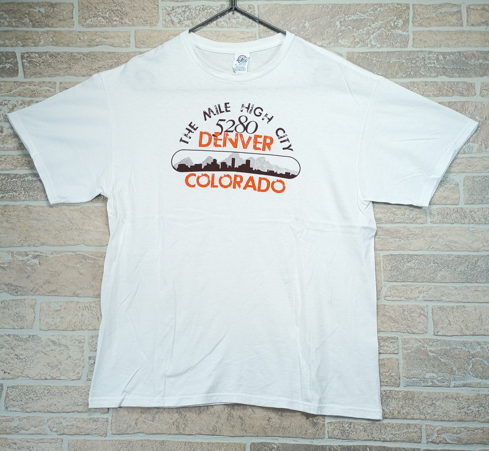 Vintage Denver Colorado Shirt XL The Mile High City 5280 Skyline Logo Souvenir gallery