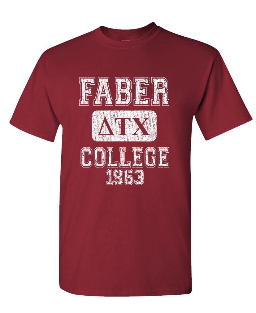 FABER COLLEGE - delta tau chi belushi house - Mens Cotton T-Shirt gallery