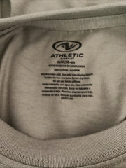 ATHLETIC WORKS Breathable Taupe Short Sleeve Crew Neck T-Shirt Sz M*