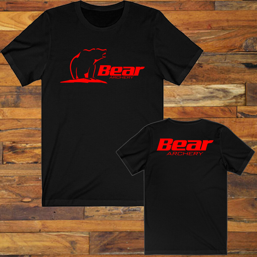 Bear Archery Hunting Bows Logo Men's Black T-Shirt S-5XL gallery
