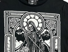 Killstar Grim Reaper Tarot Card Black Short Sleeve Shirt Unisex Adult Large