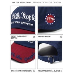 We The People Hat,Embroidered 250 Anniversary USA Hat,US Patriotic Merchandis…