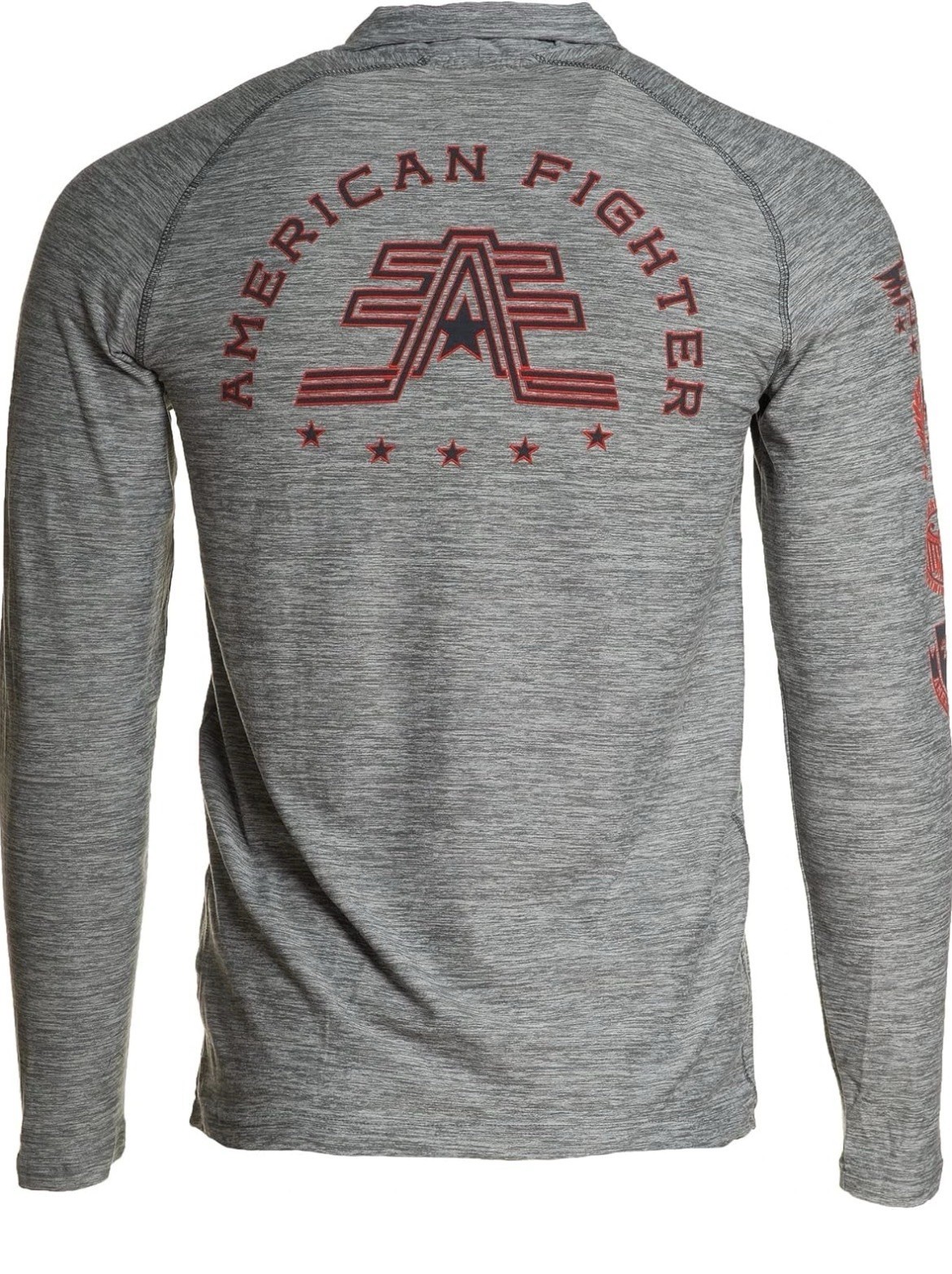 AMERICAN FIGHTER Men's L/S BRISTOL 1/4 ZIP Mock Neck Gray NWT MSRP $69 Medium gallery