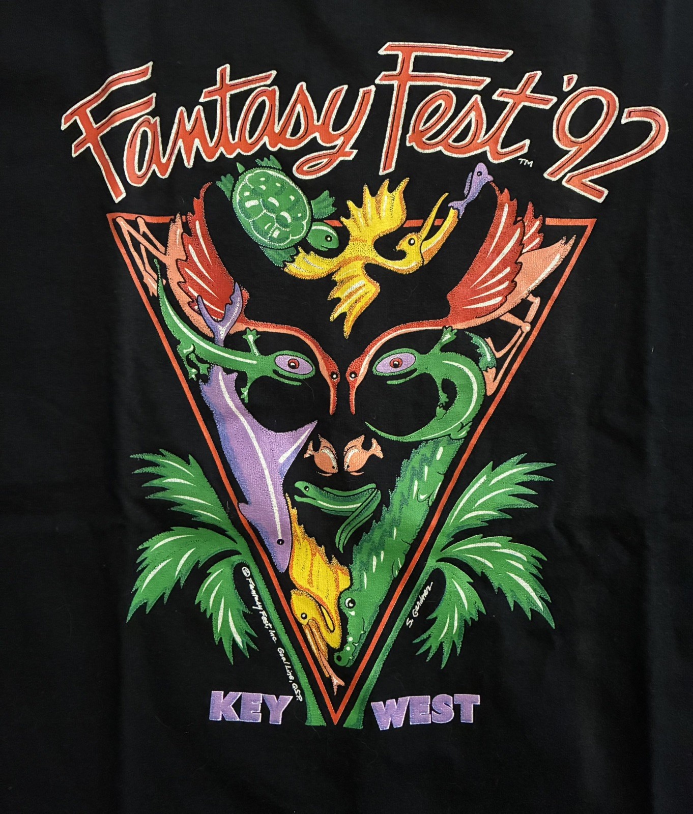 Fantasy Fest 92 - Vintage Graphic T-Shirt (Large; Key West Florida) gallery