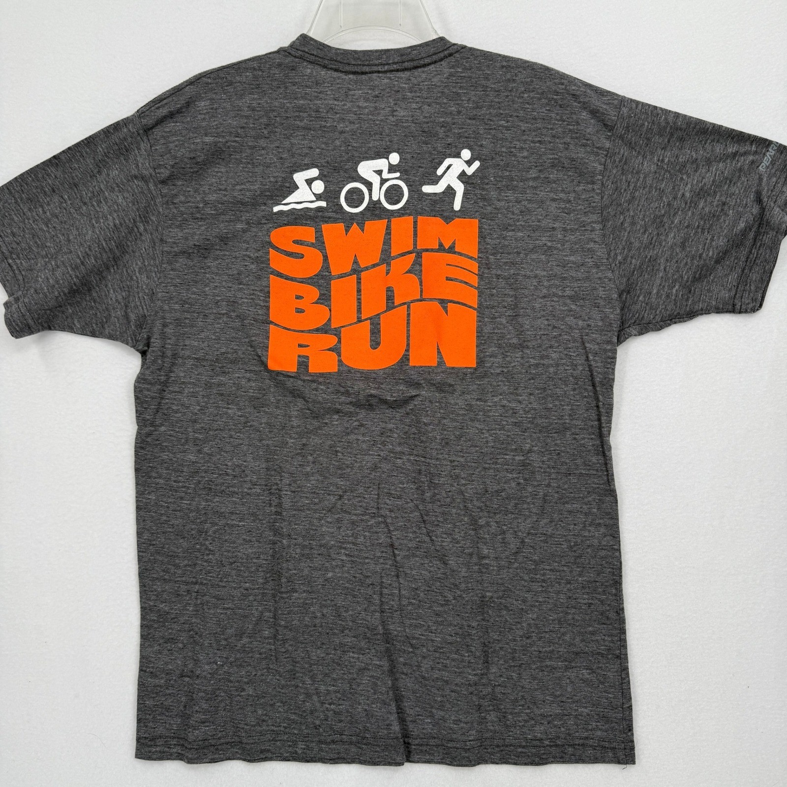 Pearl Izumi T-Shirt Mens Large Gray Fleet Feet Training Swim Bike Run Triathlon gallery