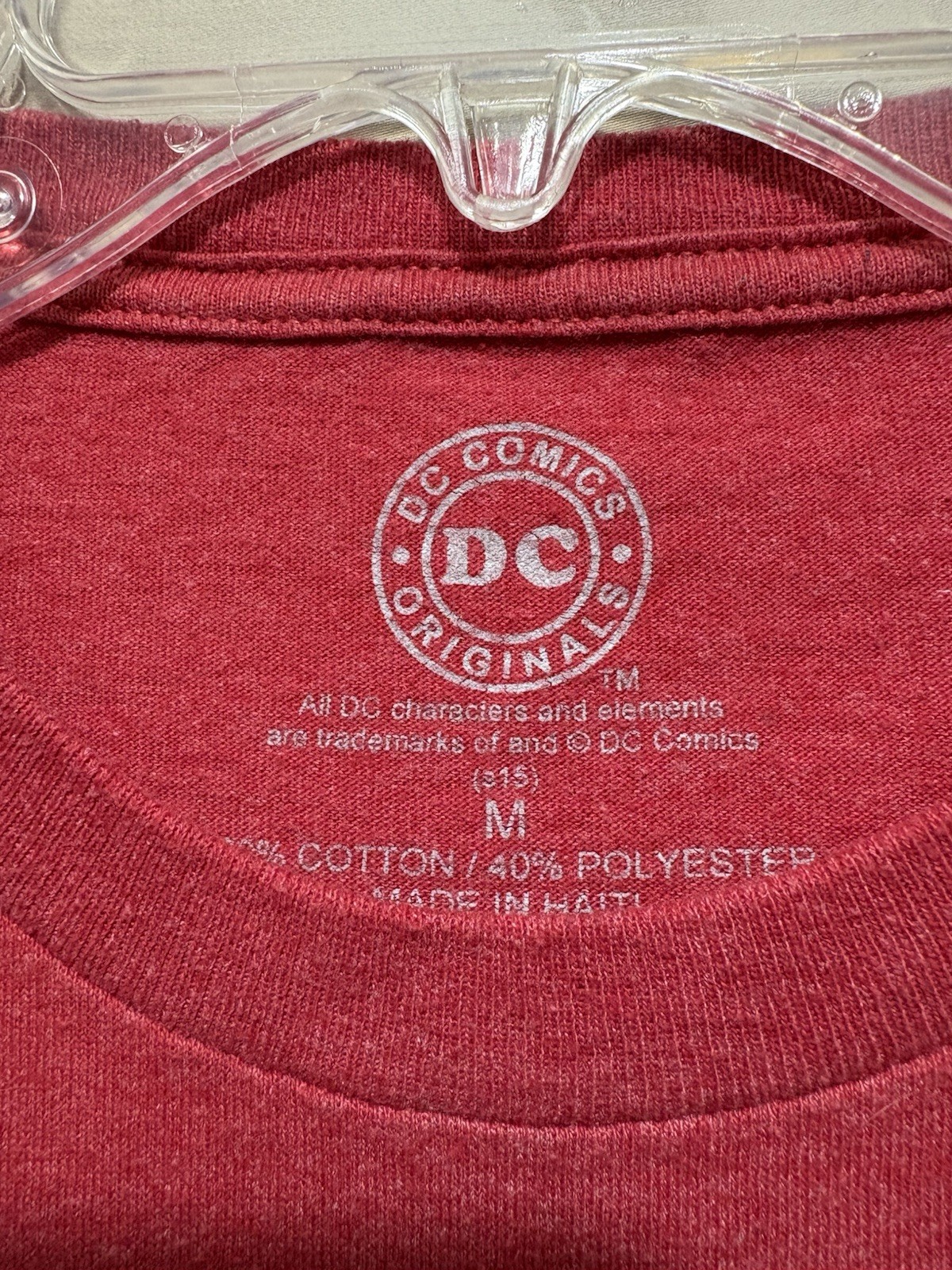 DC Comics Originals The Flash Logo Red Graphic Print Men’s Regular Fit Tee M gallery