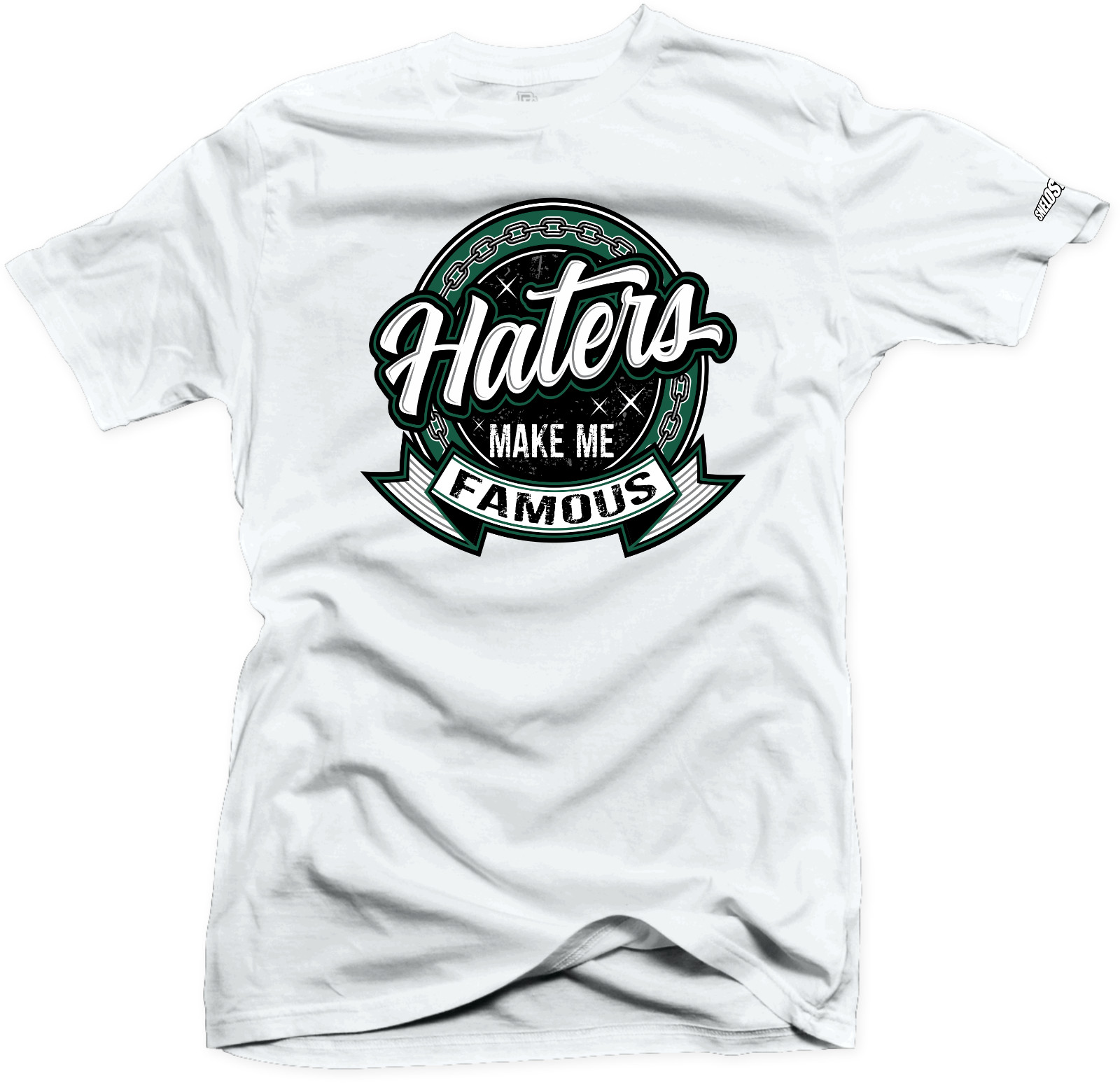 Shirt To Match Jordan Retro 4 Oxidized. Haters (Green) White Match Tees gallery
