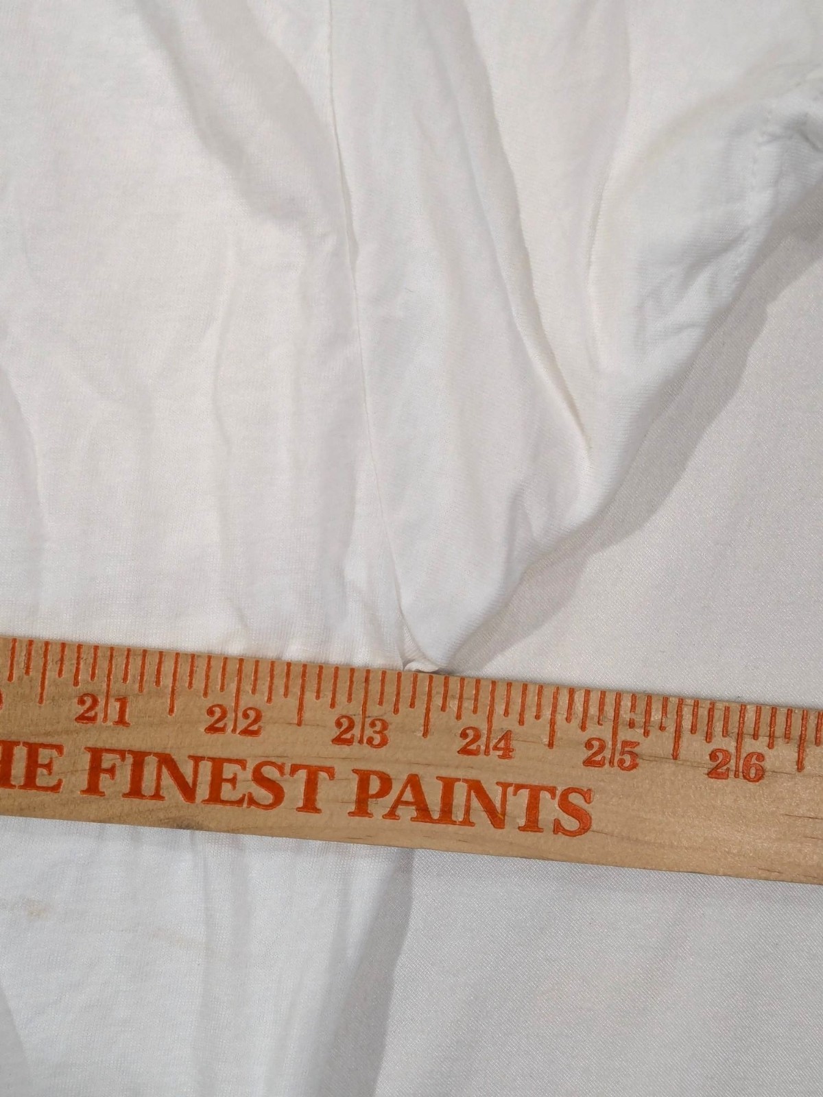 Hanes ComfortBlend Mens White V-Neck T-Shirts XL Set Of 2 Rayon/Polyester NWOT gallery