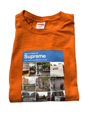 Supreme Verify Tee Tshirt Orange Medium (M) FW20 Captcha Made in USA