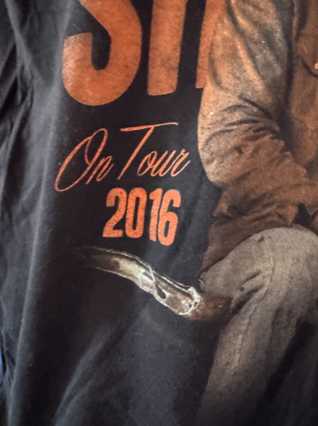 Blake Shelton 2016 Tour Shirt Front And Back Print Sz LG gallery