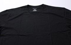Blue Ice Men’s Basic Solid Short Sleeve Crewneck T-Shirt WR4 Black Size 3XL NWT