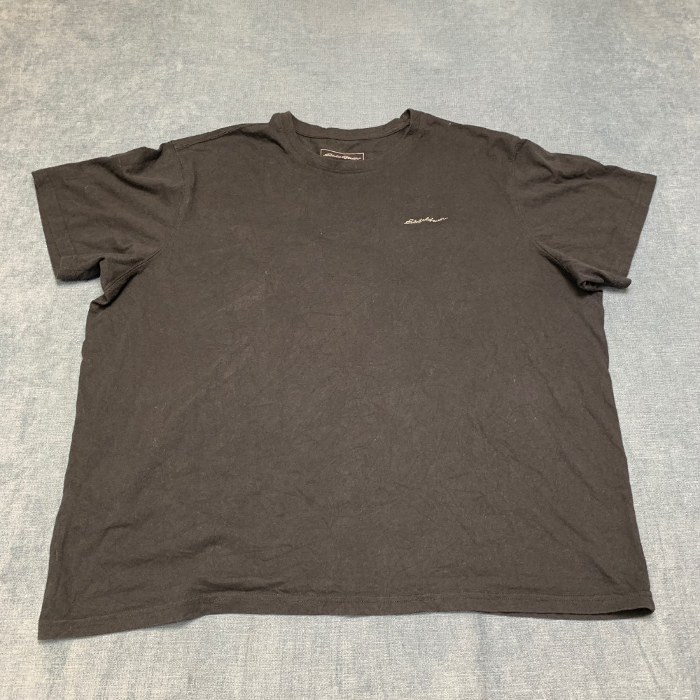 Eddie Bauer T Shirt Men 2XL Black Cotton Dark Wash Streetwear Comfort Travel Tee gallery