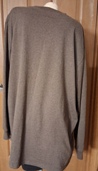Dickies Brown Tee Long Sleeves Round Neck Pocket Big and Tall Men 4XLT