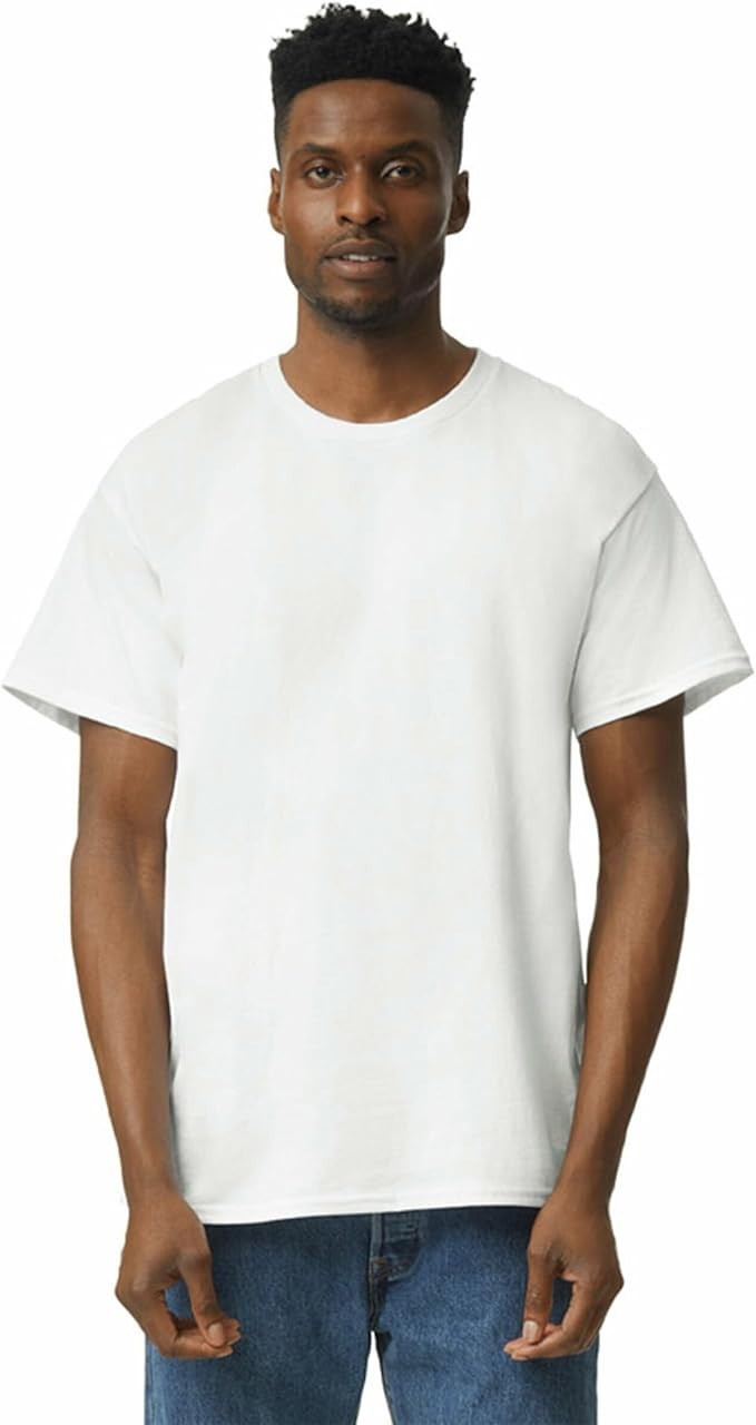 Gildan Adult Ultra Cotton T-Shirt, Style G2000, Multipack - White gallery