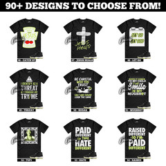 11 Inner Beast GS Barely Volt Dark Raisin White Black Luminous Green 5 T Shirt