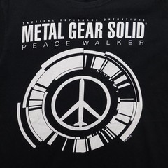 Metal Gear Solid Peace Walker Shirt Mens Medium Black Graphic Video Game Tee