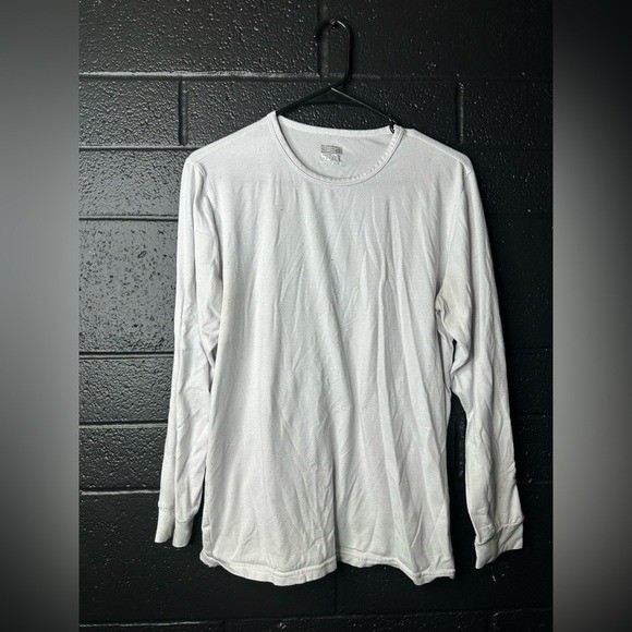 32 Degrees Heat brand - Men's Long Sleeve Crewneck Shirt - White - L gallery