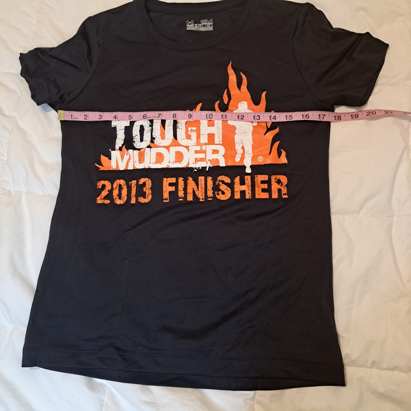 Under Armour Tough Mudder 2013 Finisher Heat Gear Black Size Small Semi Fitted gallery
