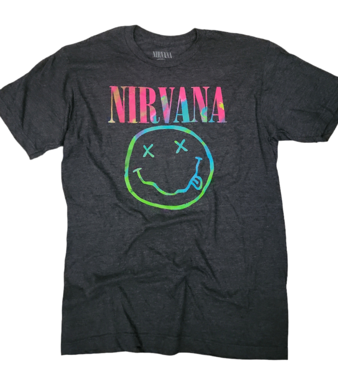 Unisex Adult Music t shirt -NIR-VANA -Heather Gray - music Tees - gallery