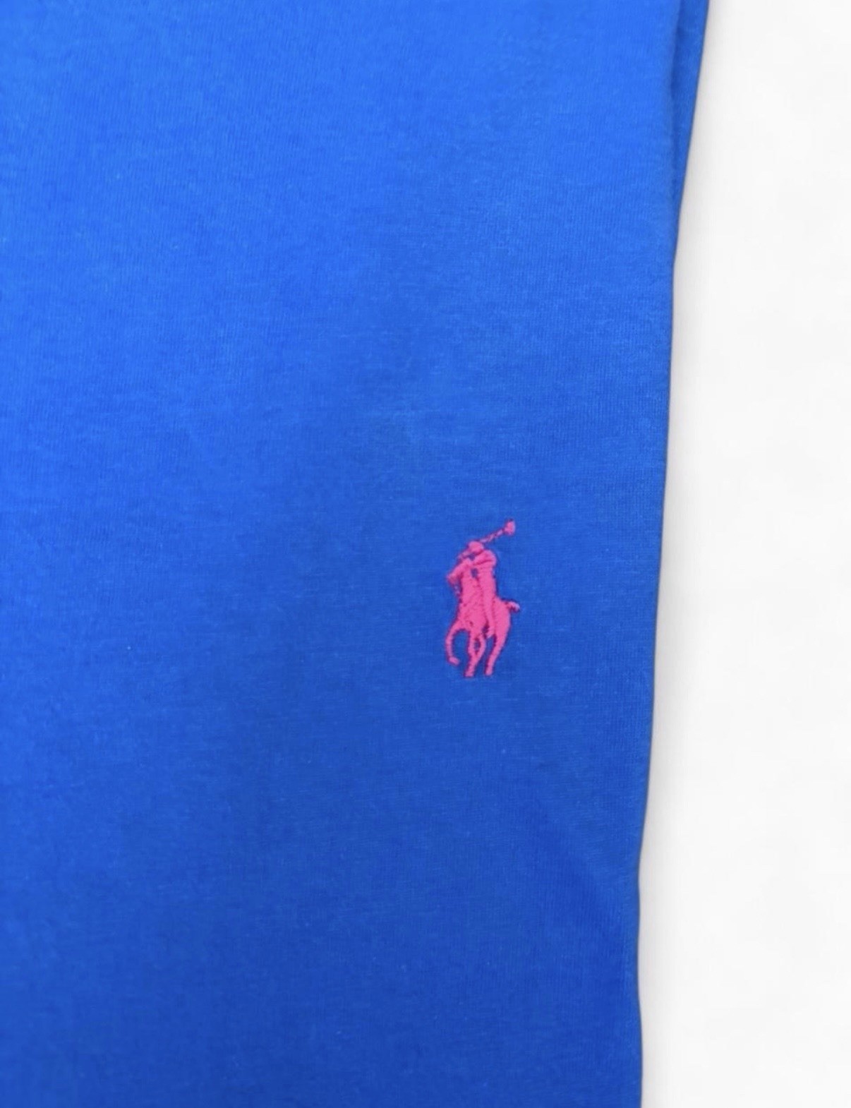 Polo Ralph Lauren men’s XL bright blue cotton t-shirt gallery
