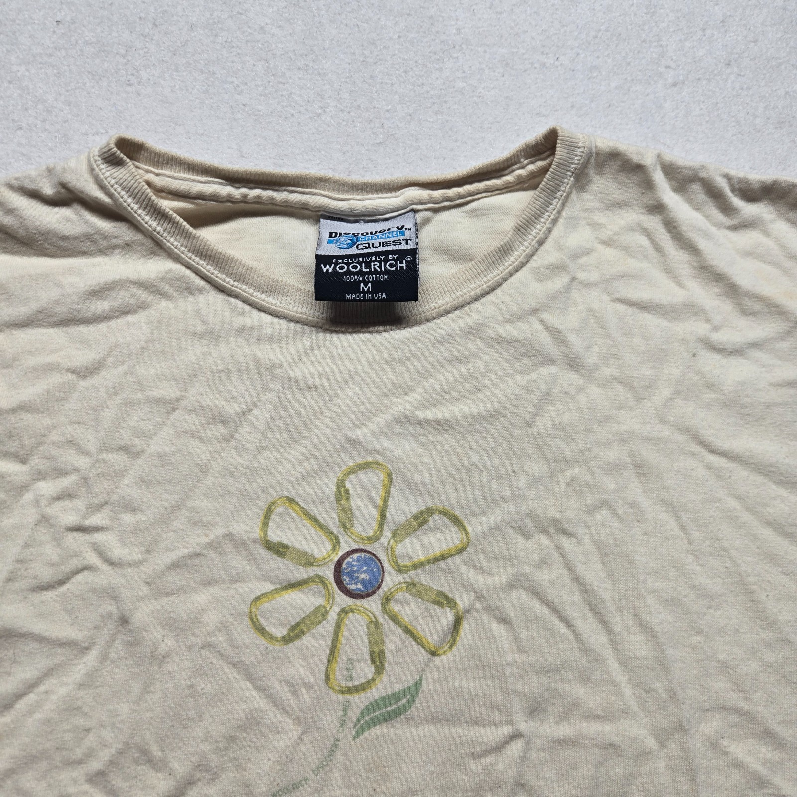 Vintage Y2K Discovery Channel Quest Woolrich Flower Long Sleeve Adult Women's M gallery
