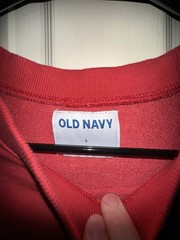 Blank Red Heavyweight Old Navy Tee Mens Size Large (Good Quality!)