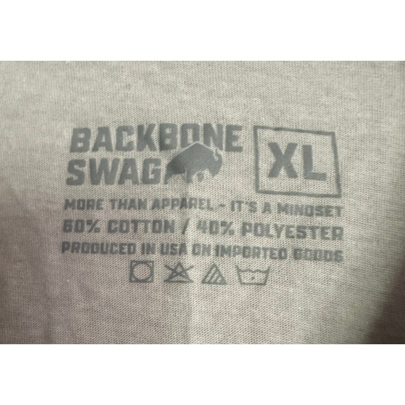 Backbone Swag Cream Sand Tan Short Sleeve T-Shirt Size XL gallery