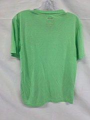 Adidas Ultimate Tee Mens Medium Green Climalite Short Sleeve Logo Athletic Shirt