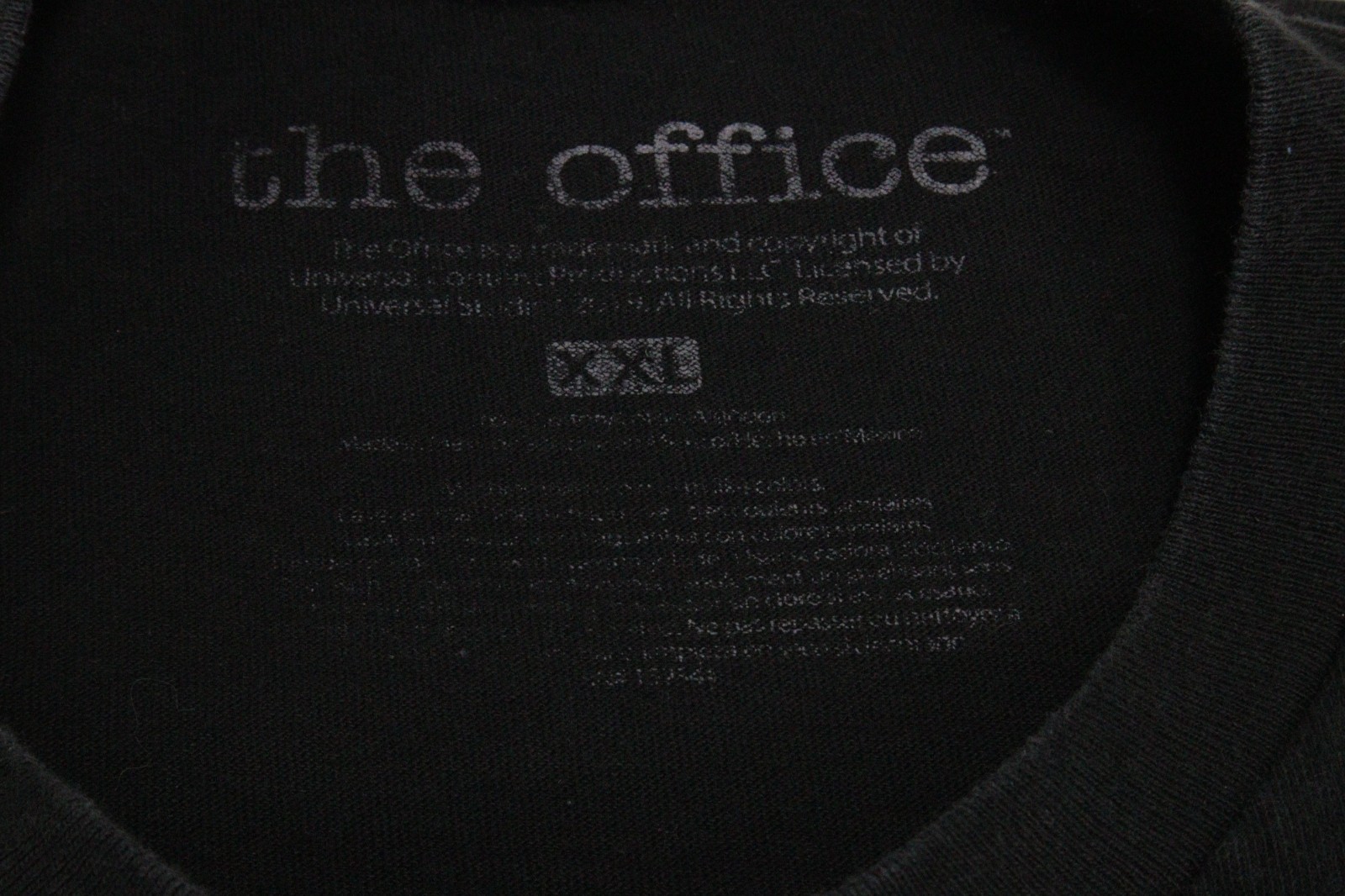 The Office Dwight Schrute "False" Men's XXL Black T-Shirt T0274 gallery