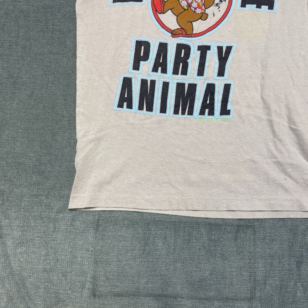 VTG Signal Lake Tahoe Party Animal T Shirt Mens S 34-36 Gray Graphic Made in USA gallery