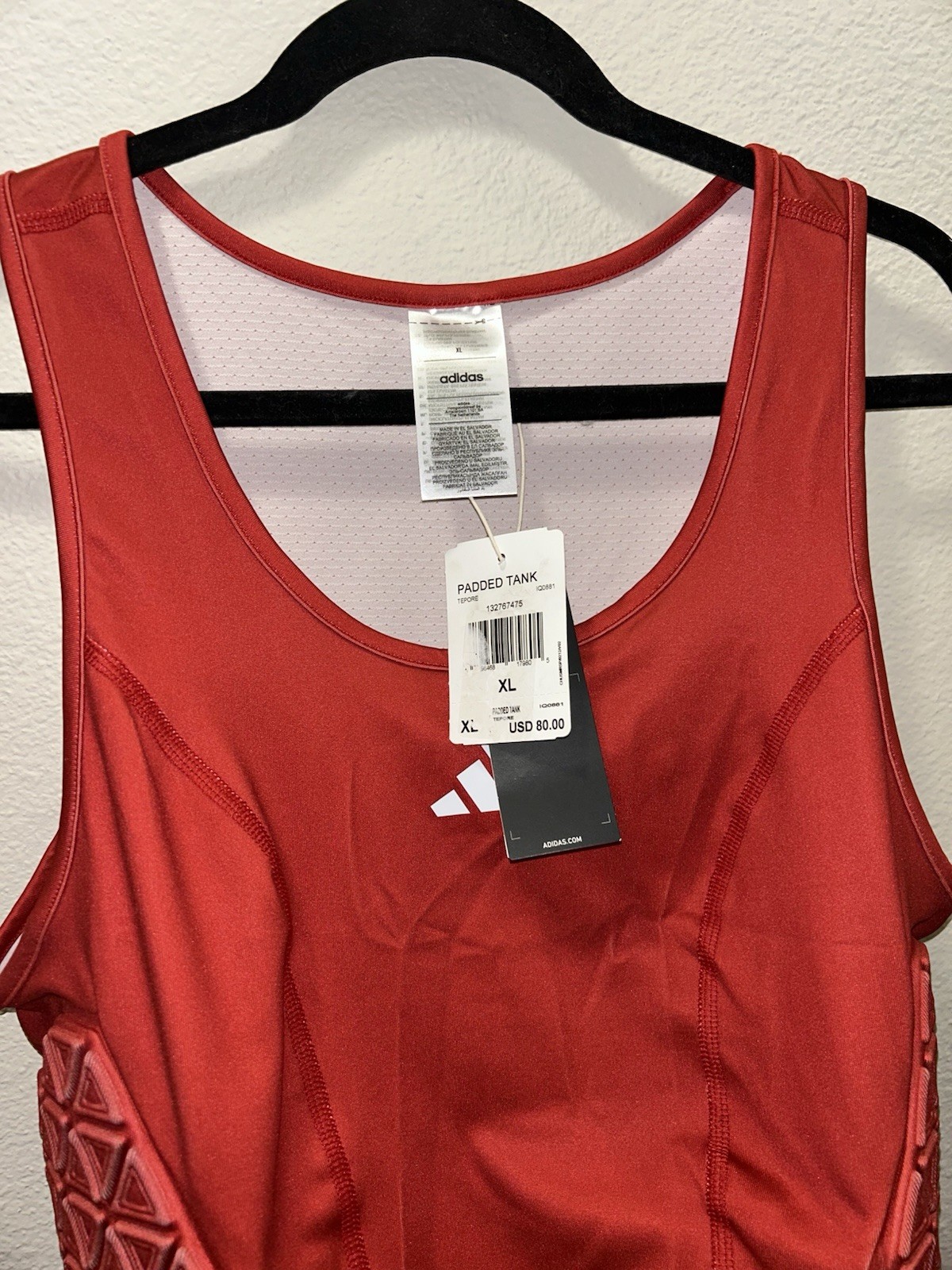 Adidas Aeroready Padded Training Tank Top Size X-LARGE gallery