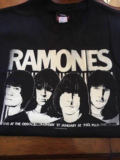 RAMONES - "Live at the Odeon" T-shirt ~Never Worn~ SMALL gallery