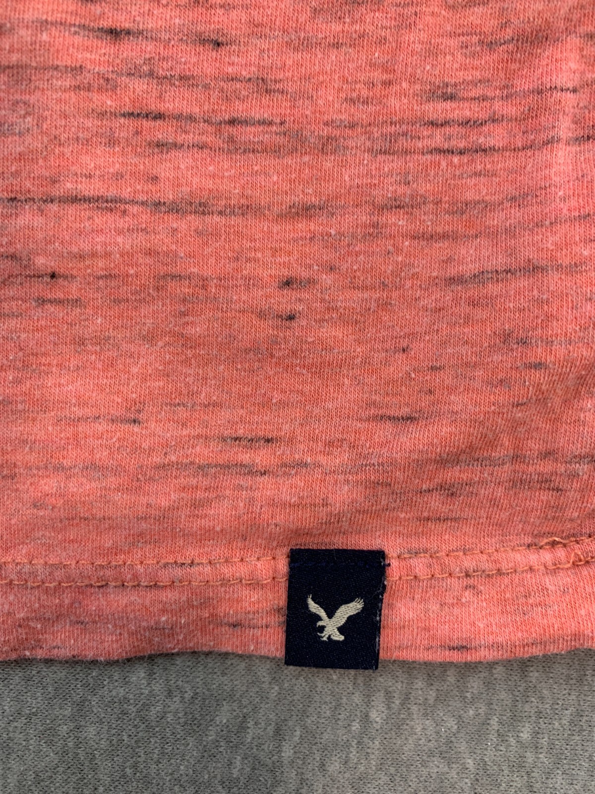 American Eagle Core Flex Classic T-Shirt Mens Size XXL Orange Gray Soft Comfy gallery