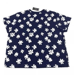 Original Use – Size XXL Crew Neck Short Sleeve T-Shirt Floral Navy